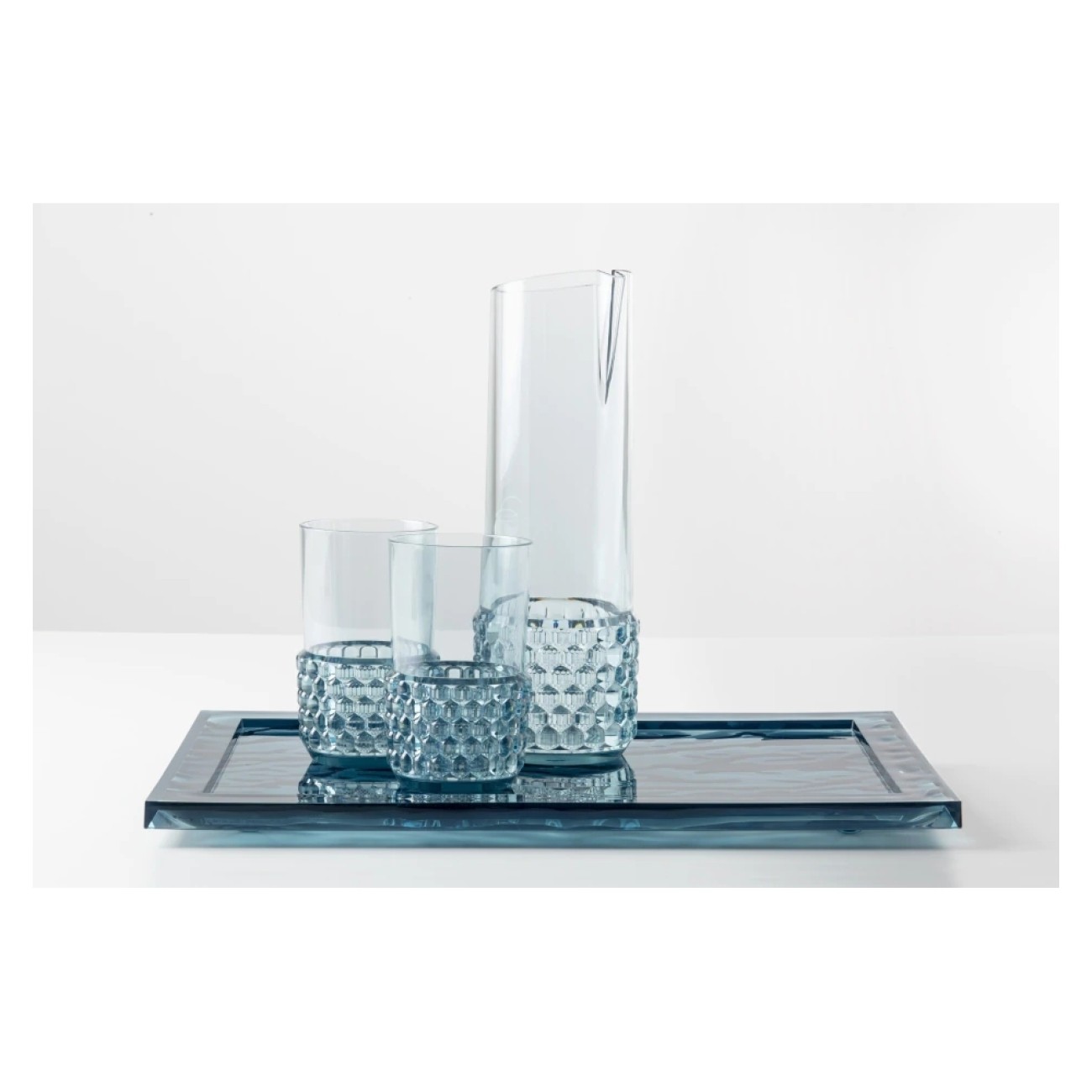 Kartell Δίσκος σερβιρίσματος γαλάζιος 46x32cm σειρά Dune Δίσκοι σερβιρίσματος