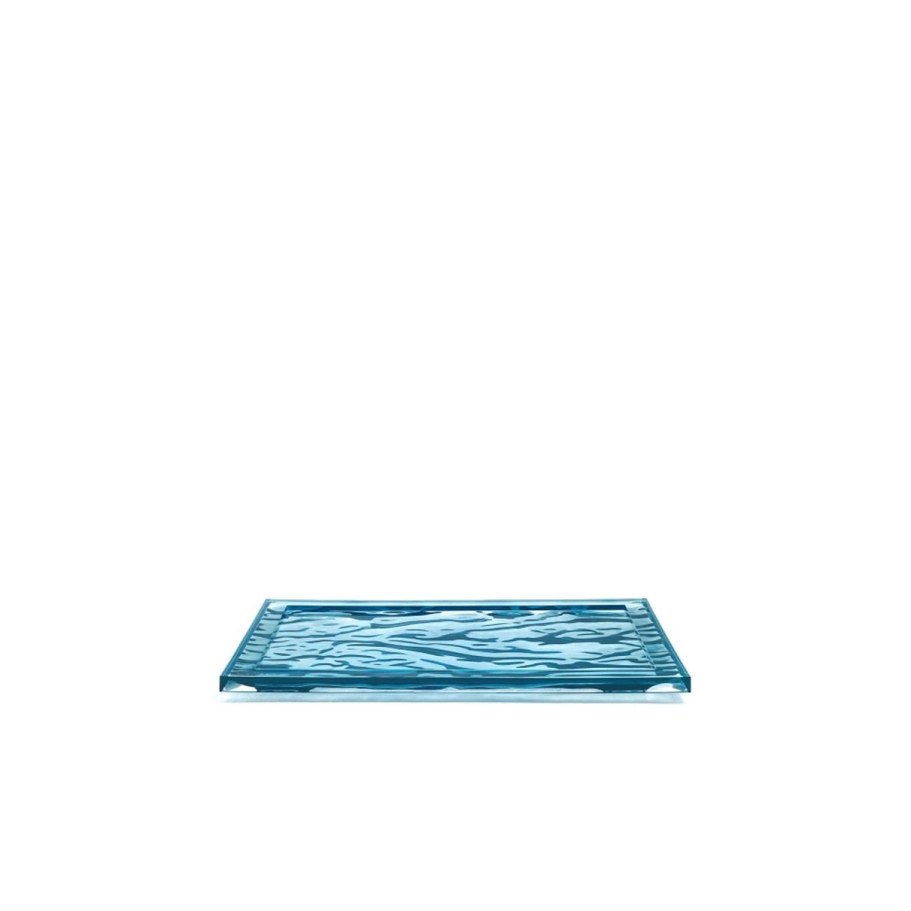 Kartell Δίσκος σερβιρίσματος γαλάζιος 46x32cm σειρά Dune Δίσκοι σερβιρίσματος