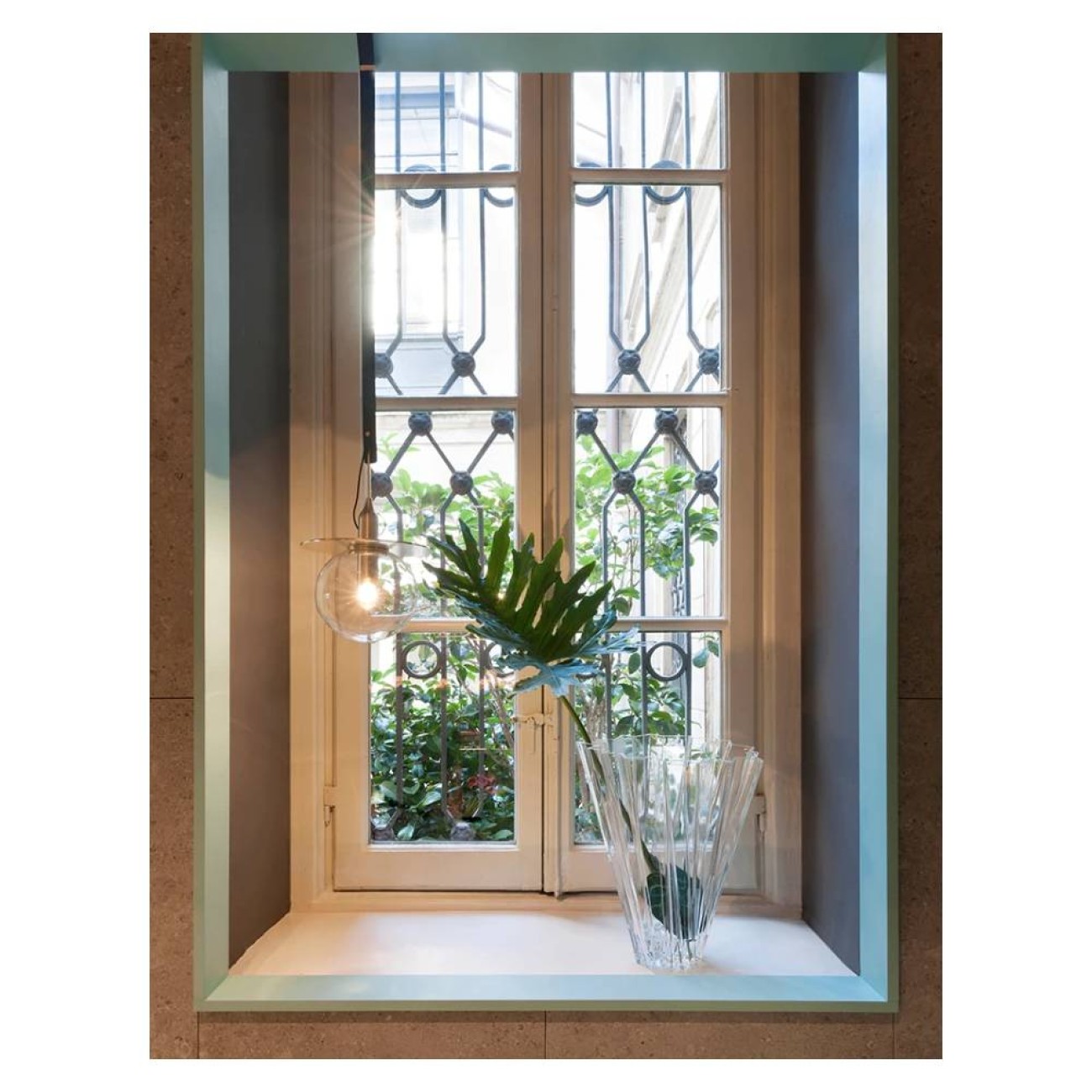 Kartell Βάζο διάφανο 44εκ. σειρά Shanghai Βάζα