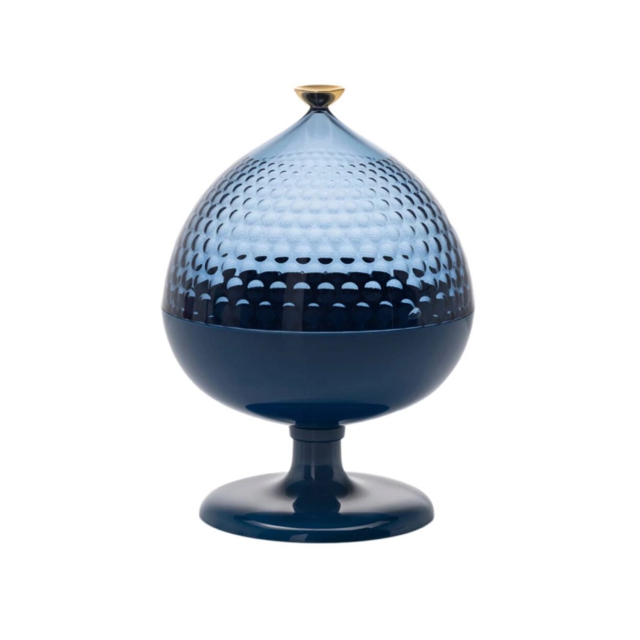 Kartell Δοχείο με πόδι Φ21/29 cm Sky Blue/Blue σειρά Pumo Μπολ