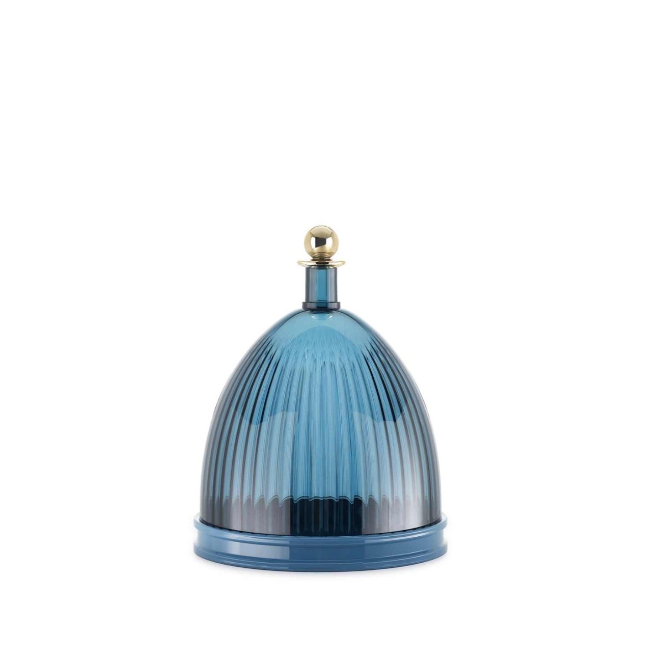 Kartell Πιατέλα με καπάκι Φ24εκ/30,5 εκ. Sky blue/Blue σειρά La Coupole Μπολ/ Centerpieces