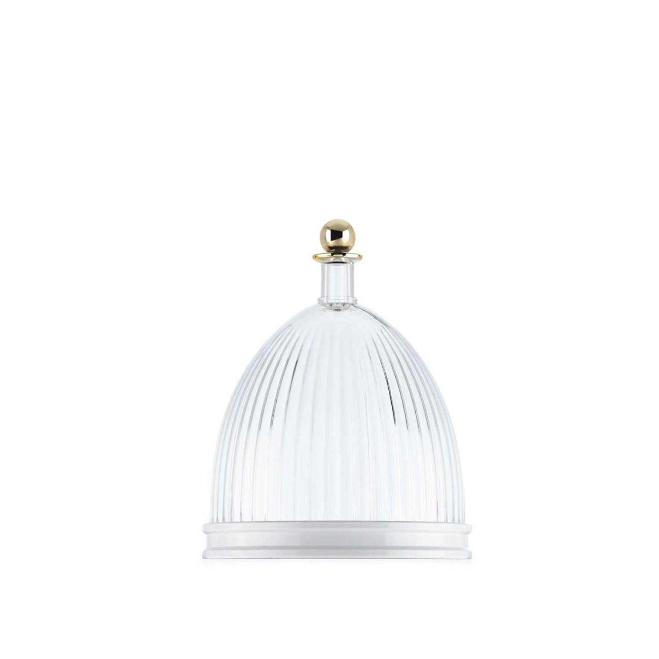 Kartell Πιατέλα με καπάκι Φ24εκ/30,5 εκ. Transparent/White σειρά La Coupole 
