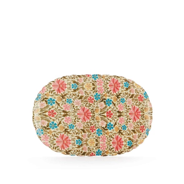 Kartell Δίσκος 36,5Χ25 εκ Moon Flower/Lichen Pink σειρά Jellies Family
