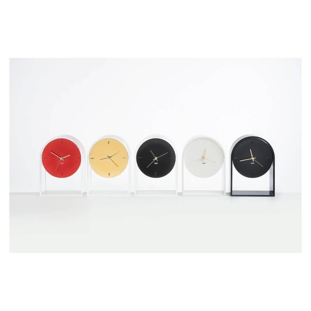 Kartell Ρολόι επιτραπέζιο 30εκ. Crystal/Black σειρά Air Du Temps Ρολόγια - Διάφορα διακοσμητικά