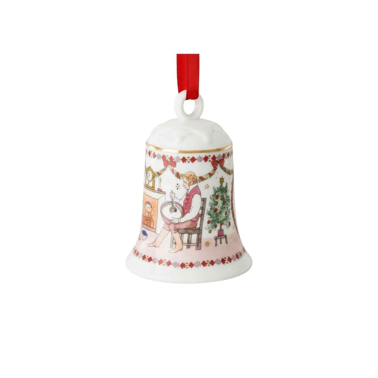 Hutschenreuther Καμπάνα πορσελάνινη 12 εκ. σειρά Christmas Feast Χριστουγεννιάτικα