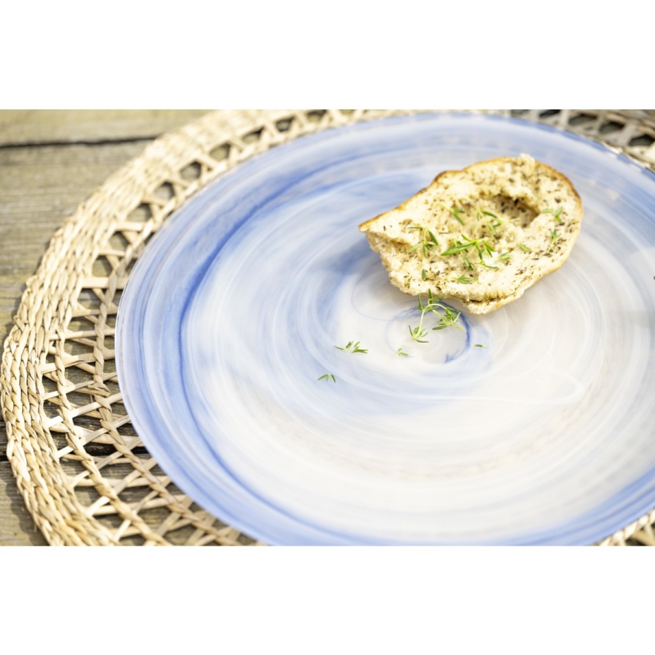 Leonardo Πιατέλλα/πιάτο 28 εκ. Blue/beige σειρά Salerno
 Πιατέλες Σερβιρίσματος