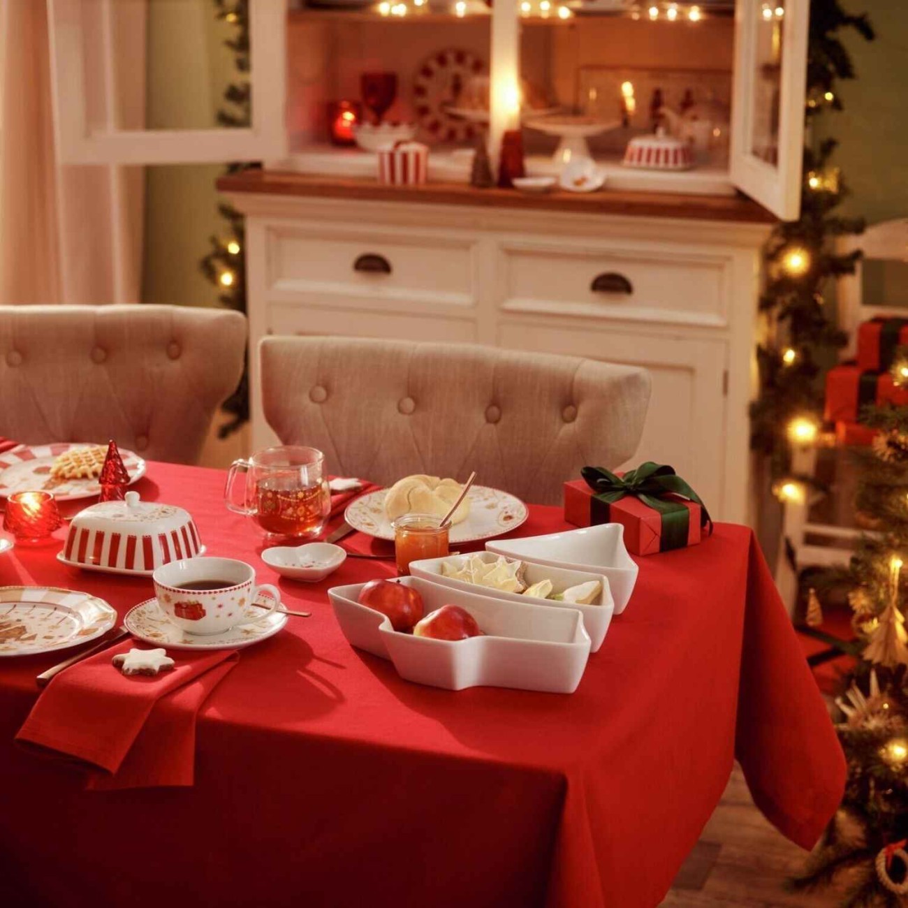 Hutschenreuther Βουτυριέρα 250 γρ./15Χ13 εκ. σειρά Christmas Love Χριστουγεννιάτικα