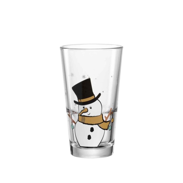 Leonardo Ποτήρι αναψυκτικού 330 ml Snowman σειρά Natale 2026 Leonardo Ποτήρι αναψυκτικού 330 ml Snowman σειρά Natale 2026