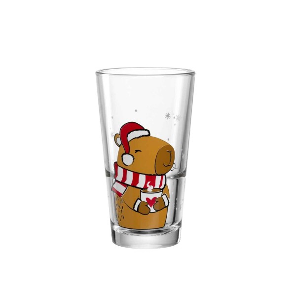 Leonardo Ποτήρι αναψυκτικού 330 ml Capybara σειρά Natale 2026 Leonardo Ποτήρι αναψυκτικού 330 ml Capybara σειρά Natale 2026