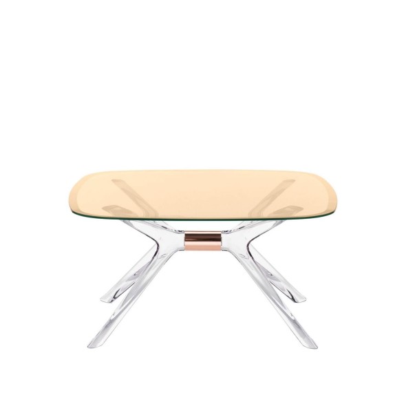 Kartell Τραπέζι 80Χ80 chrome/smoke σειρά Blast