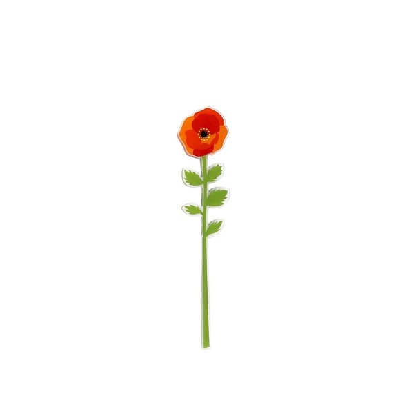 Vesta Λουλούδι Παπαρούνα Small κόκκινη σειρά Funny Flowers
