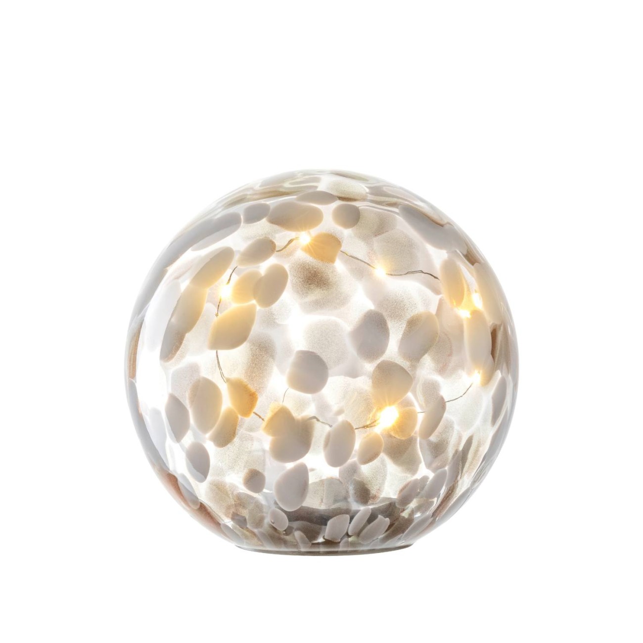 Leonardo Λάμπα Led 17 εκ. Globe white/gold σειρά Silenzio Χριστουγεννιάτικα