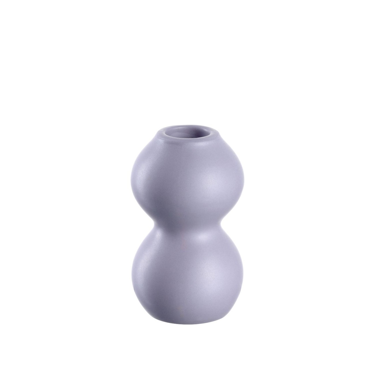 Leonardo Κηροπήγιο 11 εκ. lilac κεραμικό σειρά Vivace Κηροπήγια