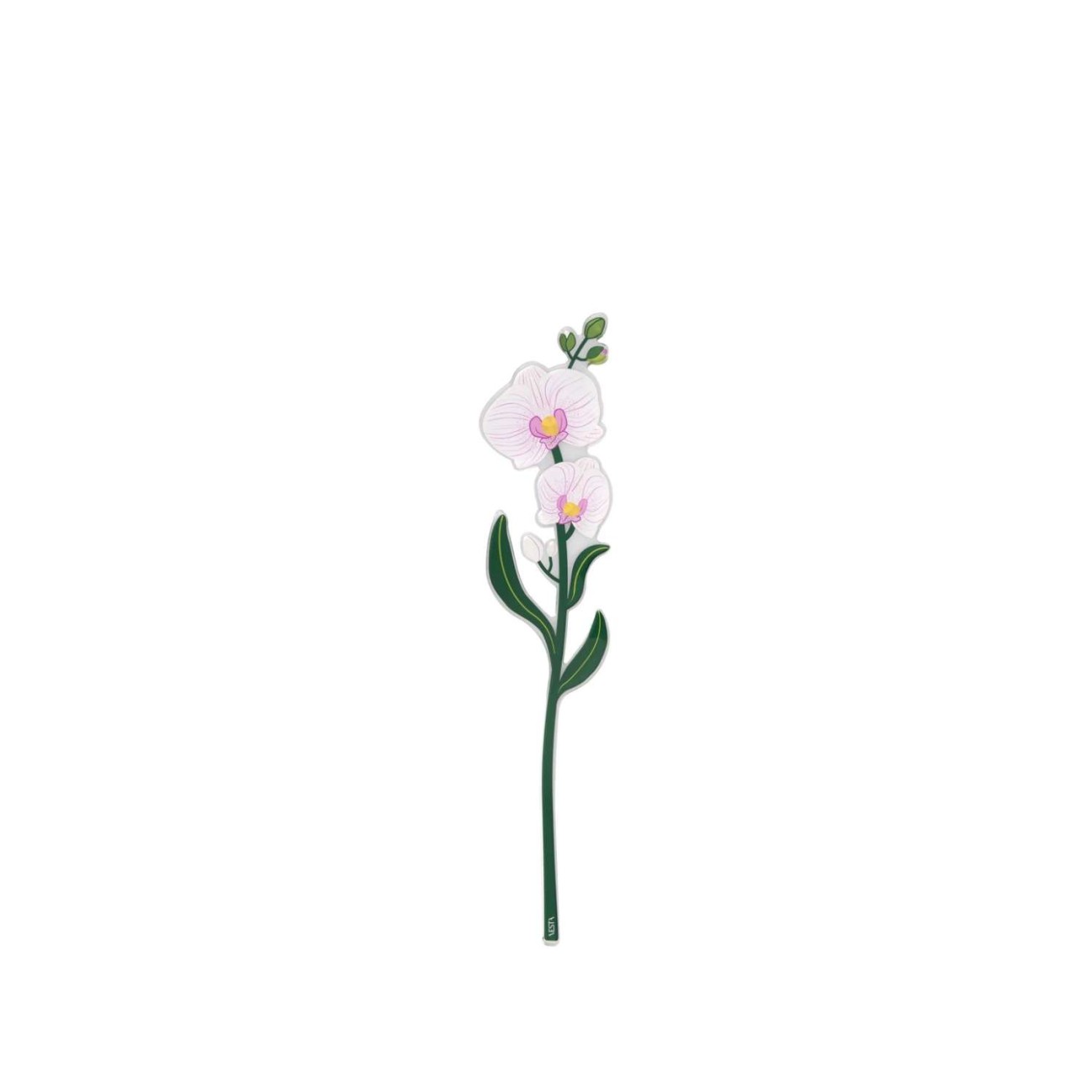 Vesta Λουλούδι Ορχιδέα λευκή large σειρά Funny Flowers Τεχνητά άνθη