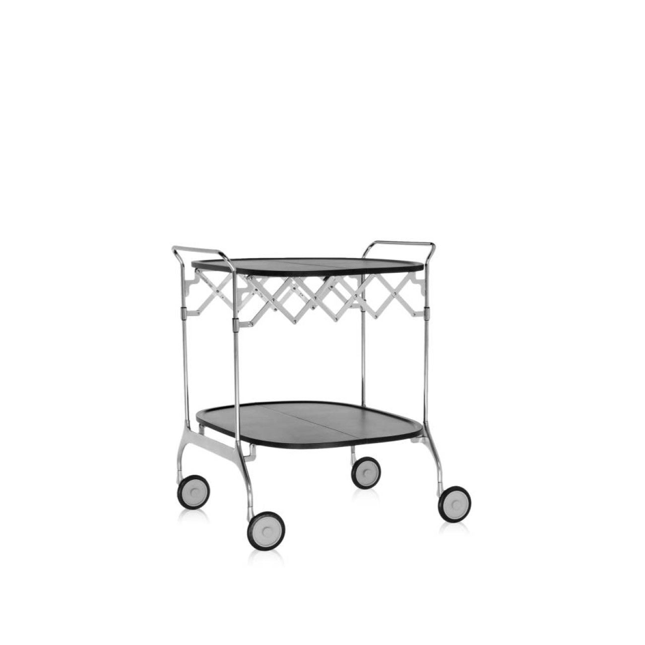 Kartell Τρόλευ μαύρο σειρά Gastone Τρόλεϊ/μπαρ