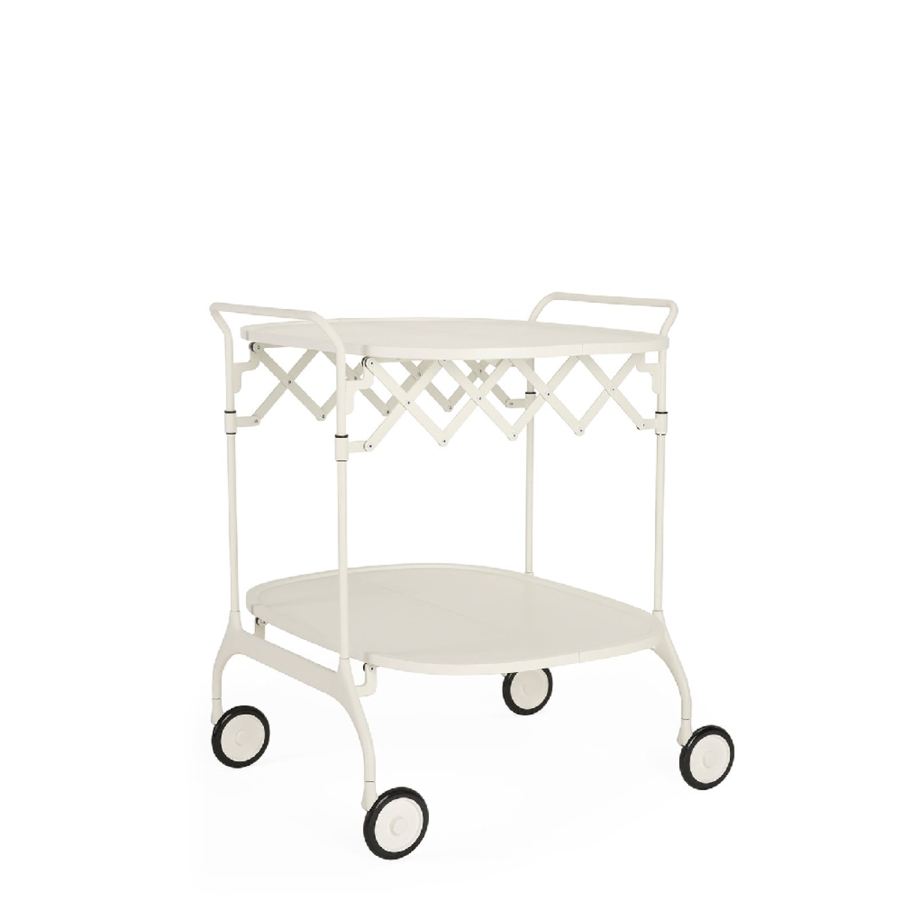 Kartell Τρόλευ cream mat σειρά Gastone Τρόλεϊ/μπαρ