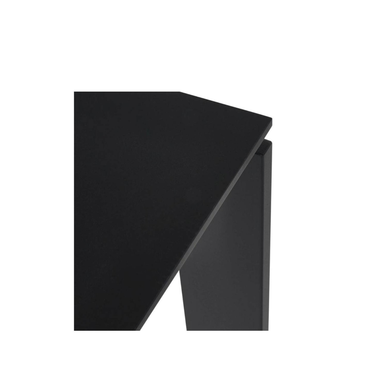 Kartell Τραπέζι 192X118 black marquina/black frame σειρα Glossy Βοηθητικά τραπέζια