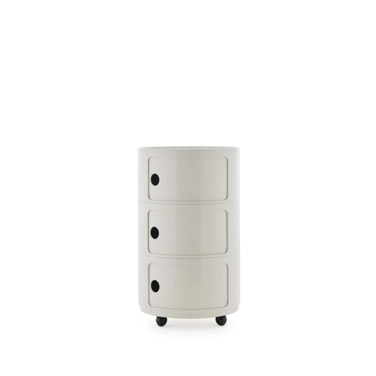 Kartell Συρταριέρα τριπλή white διάμετρος 42 εκ. σειρά Componibili New Big Συρταριέρες
