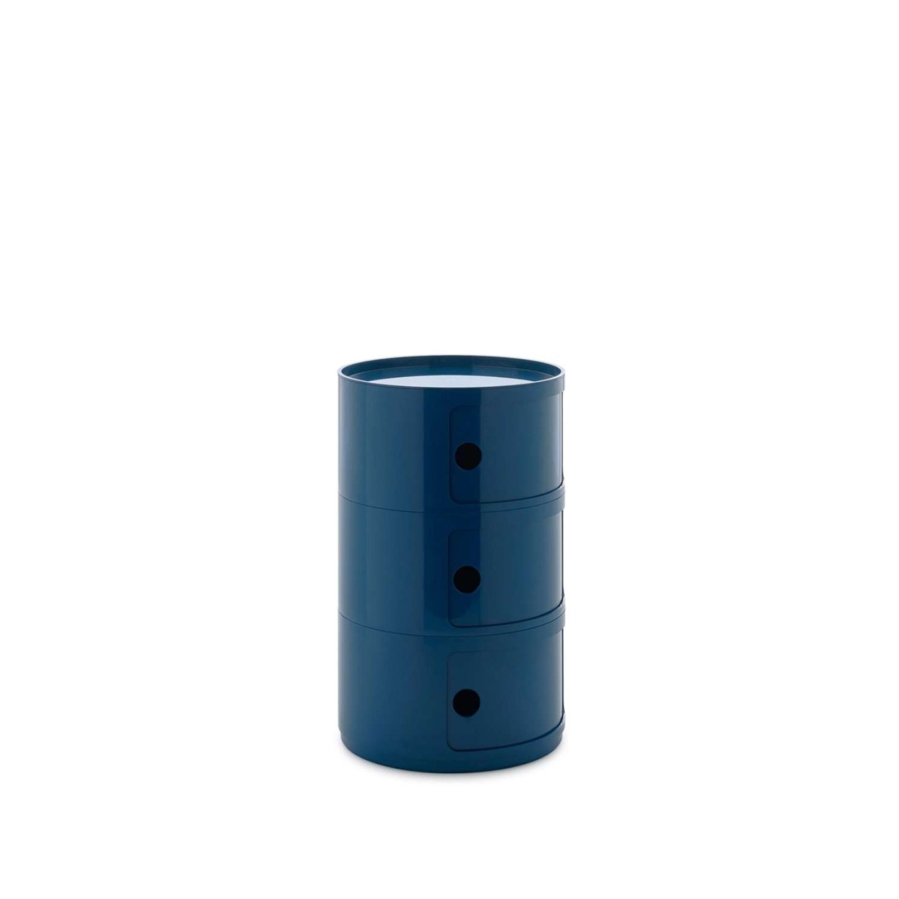Kartell Συρταριέρα τριπλή blue διάμετρος 42 εκ. σειρά Componibili New Big Συρταριέρες