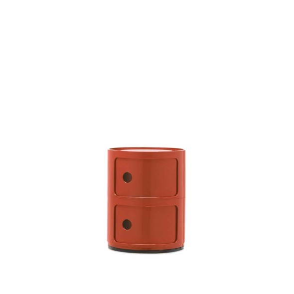 Kartell Συρταριέρα διπλή orange διάμετρος 32 εκ. σειρά Componibili Kartell Συρταριέρα διπλή orange διάμετρος 32 εκ. σειρά Componibili