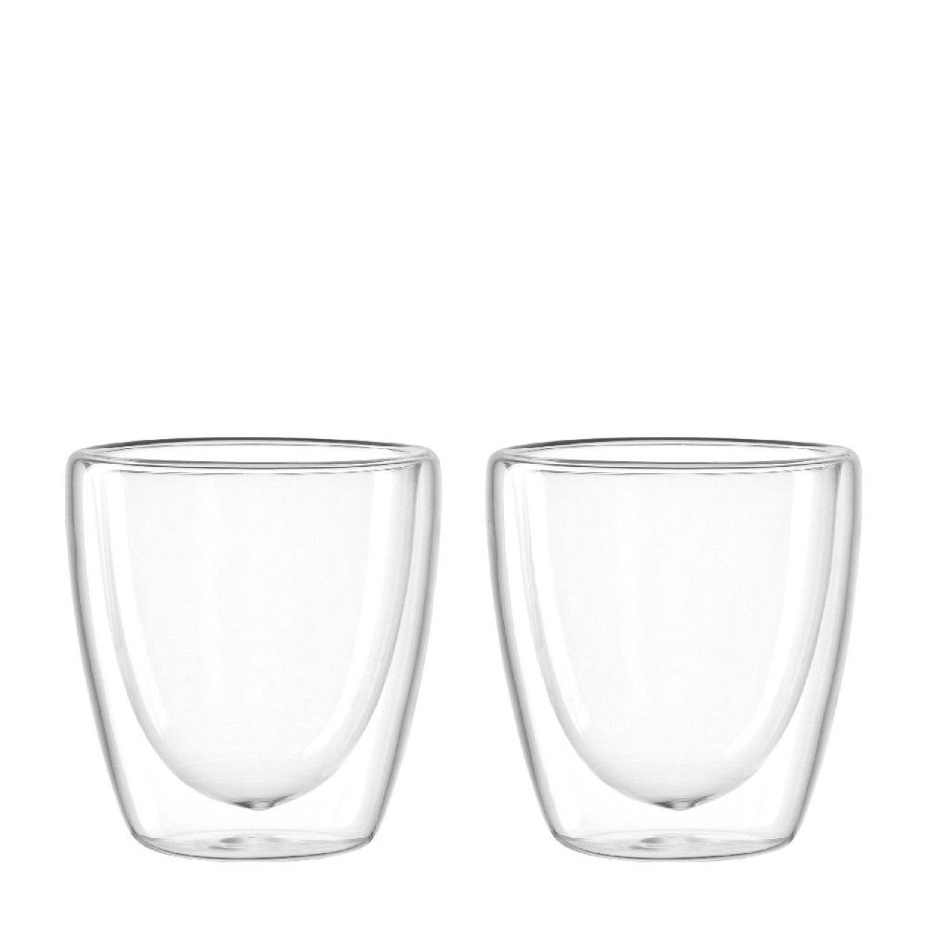 Leonardo Σετ 2 Φλυτζάνια εσπρέσσο 100ml. με διπλά τοιχώματα σειρά Duo
 Καφές/ Τσάι