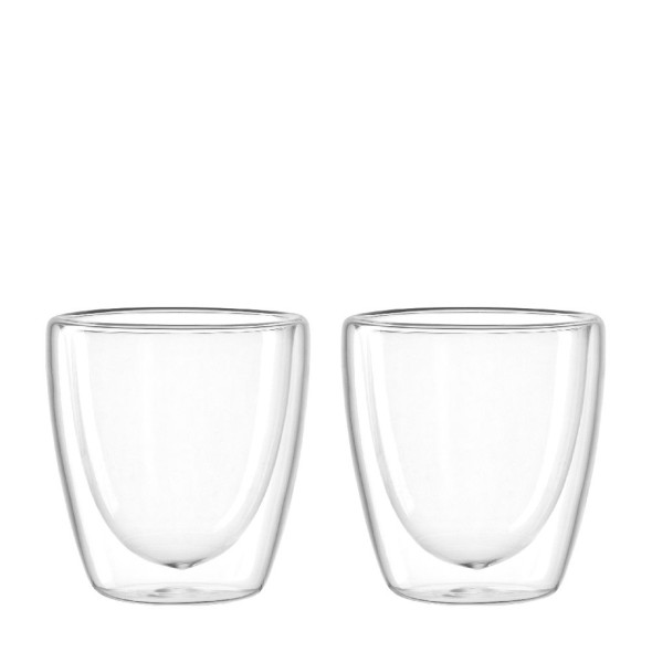 Leonardo Σετ 2 Φλυτζάνια εσπρέσσο 100ml. με διπλά τοιχώματα σειρά Duo
