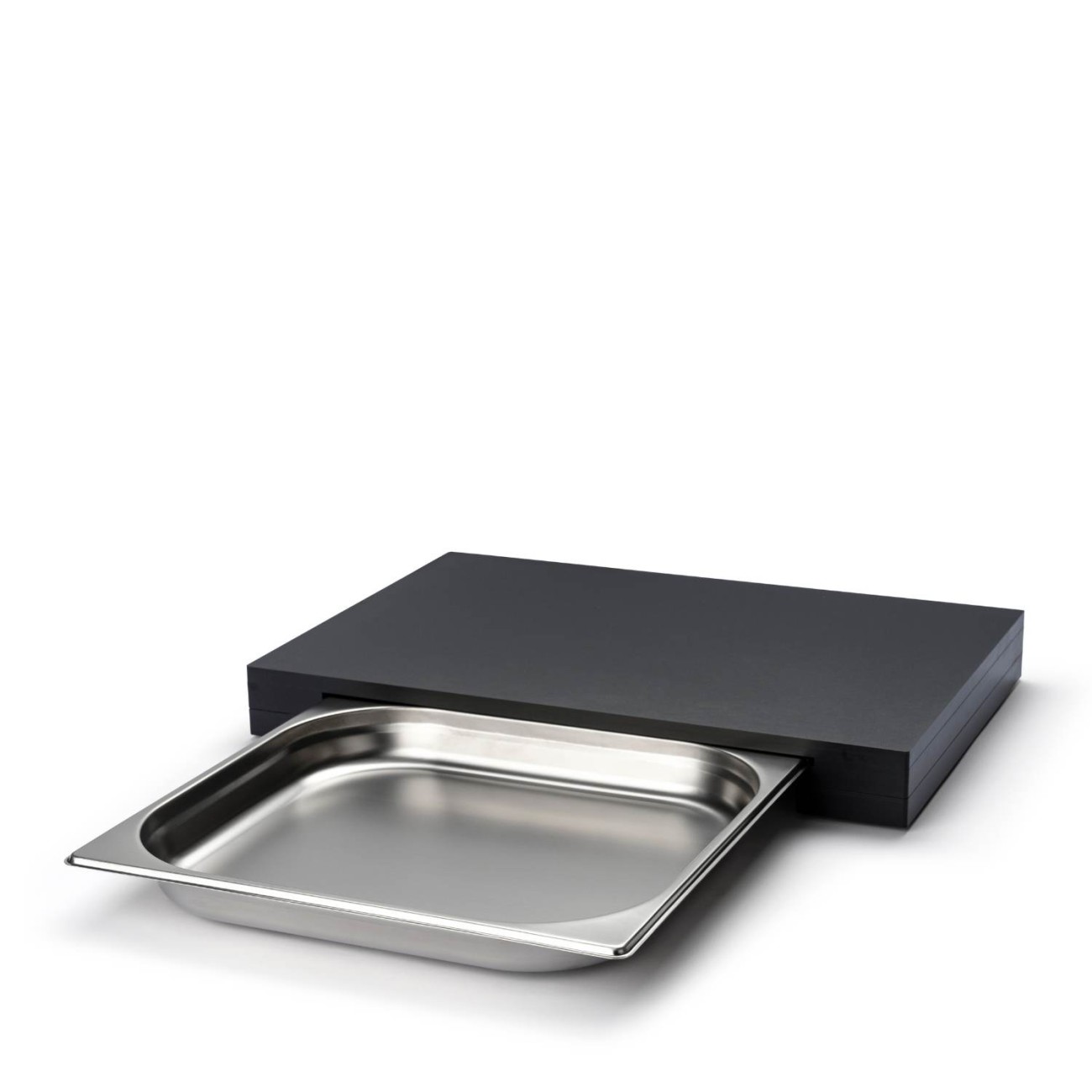 Continenta Βάση κοπής 48x32,5x5 εκ. με συρτάρι Black σειρά Duracore Βάσεις Κοπής