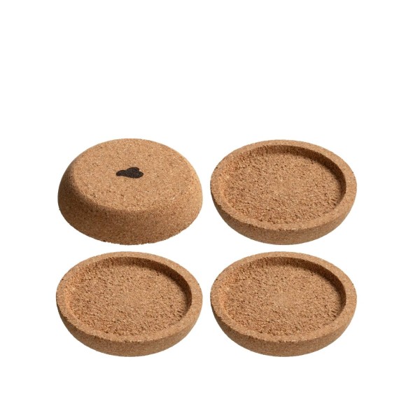 Leonardo Σετ 4 τεμ. σουβέρ φελλού 6 εκ. σειρά Gocce