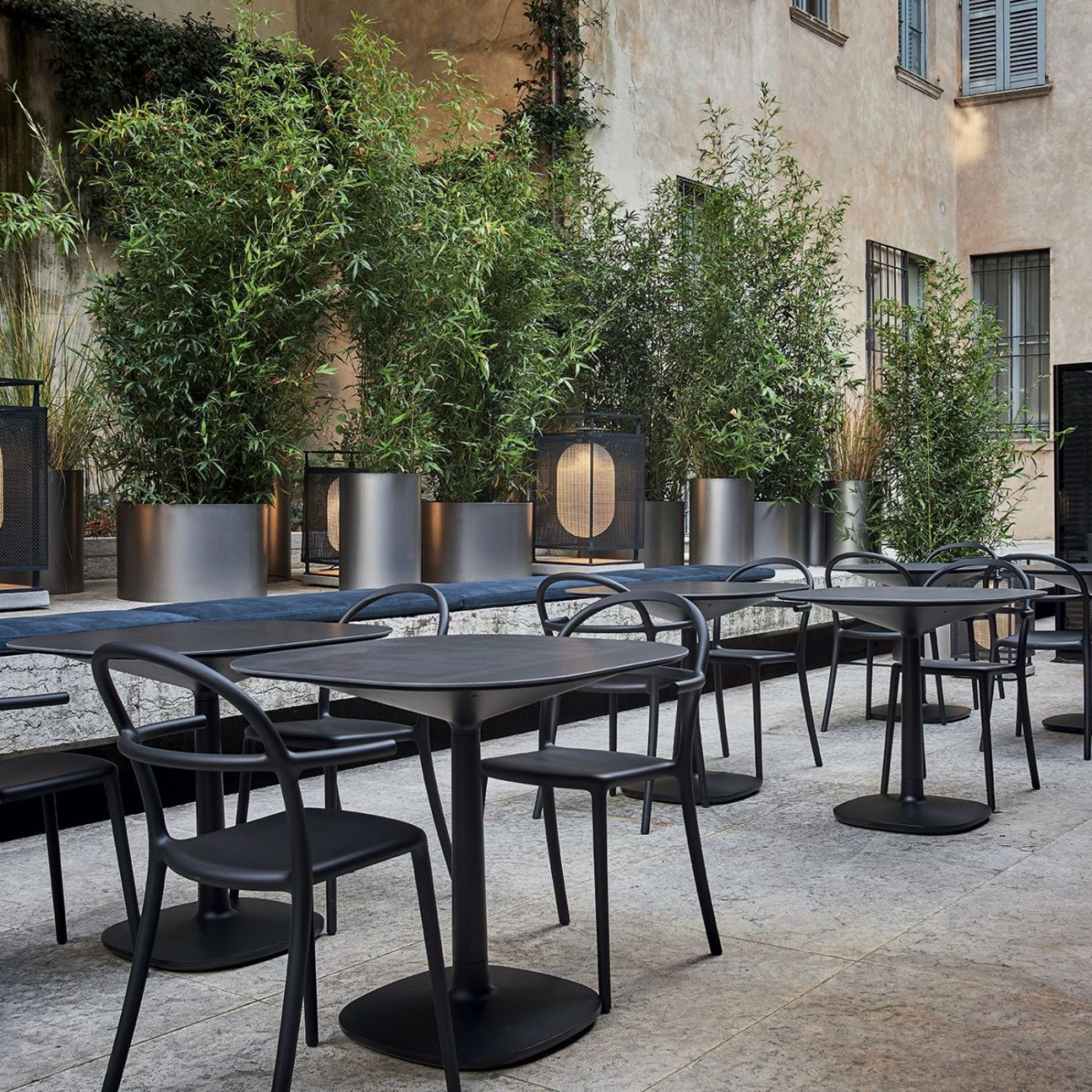 Kartell Καρέκλα black σειρά Generic C Καρέκλες