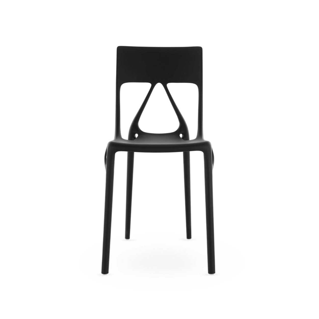 Kartell Καρέκλα μαύρη σειρά A.I. Lite Καρέκλες