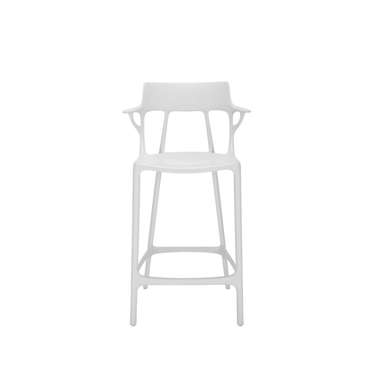 Kartell Σκαμπώ 108 εκ. White σειρά A.I. Σκαμπό