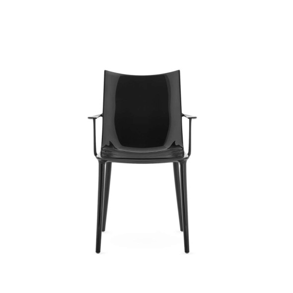 Kartell Καρέκλα Glossy Black σειρά H.H.H.
