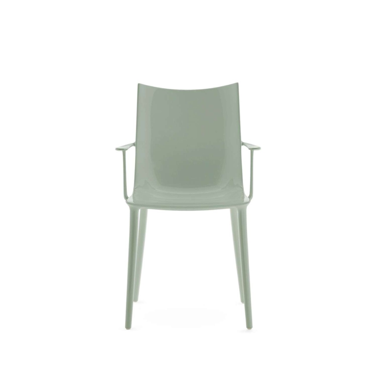 Kartell Καρέκλα Glossy Green σειρά H.H.H. Καρέκλες