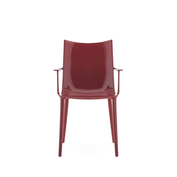 Kartell Καρέκλα Glossy Burgundy σειρά H.H.H.