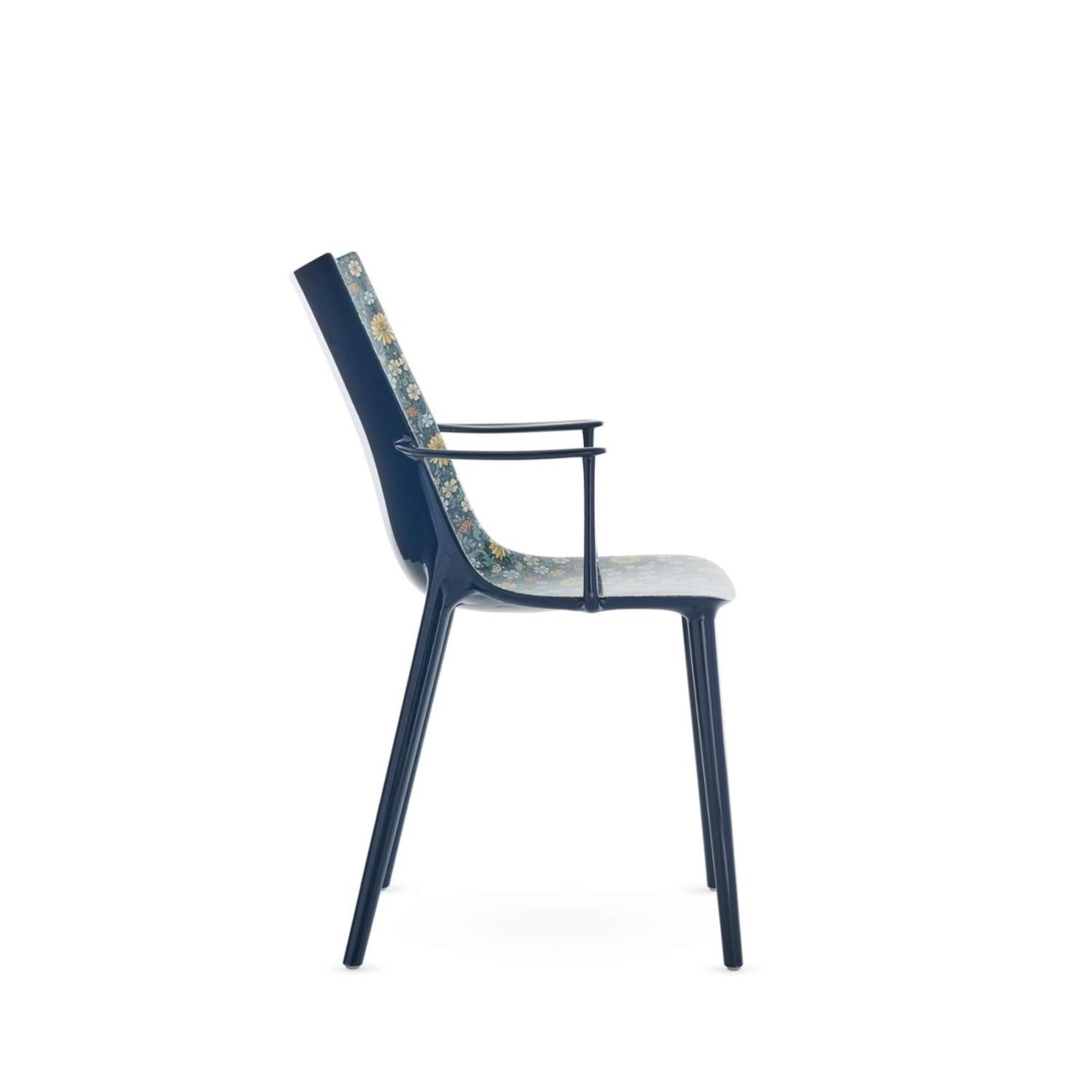 Kartell Καρέκλα Moon Flower/Blue Ink Ochre σειρά H.H.H. Καρέκλες