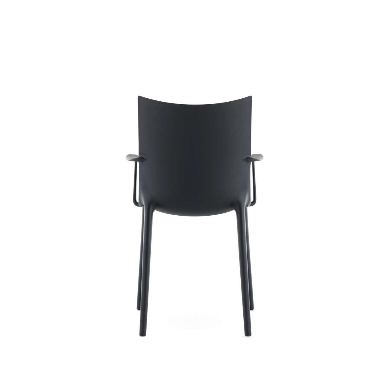 Kartell Καρέκλα Soft Touch Black σειρά H.H.H. Καρέκλες