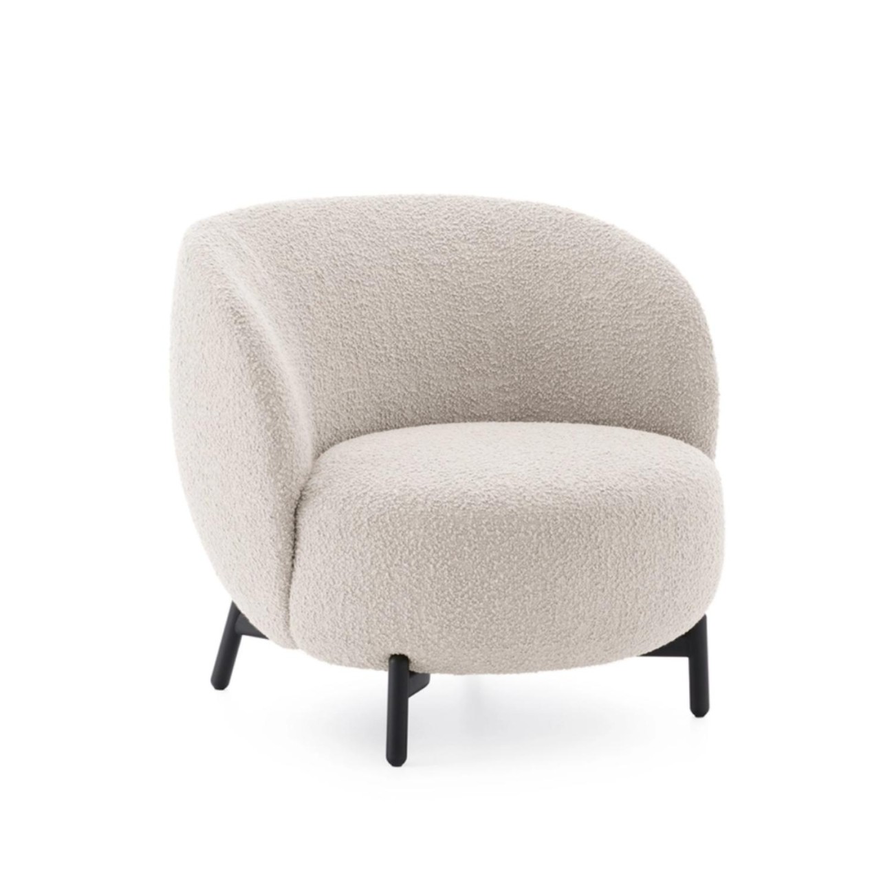 Kartell Πολυθρόνα 83x75 εκ. λευκή σειρά Lunam Curly Black Friday