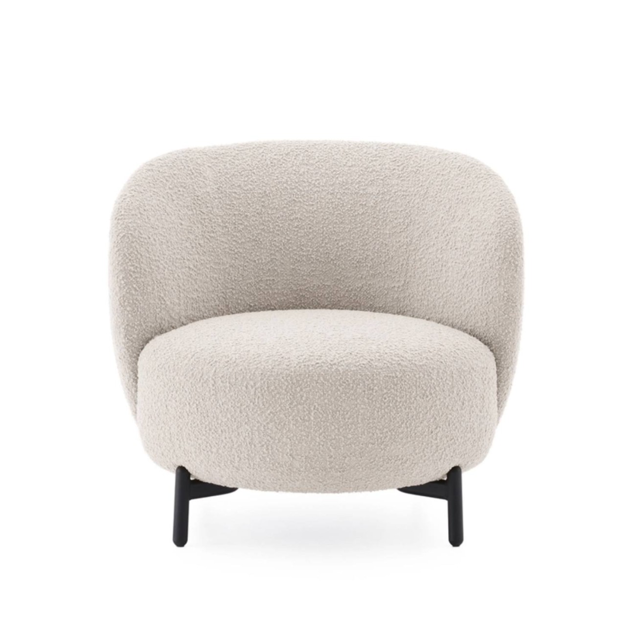 Kartell Πολυθρόνα 83x75 εκ. λευκή σειρά Lunam Curly Black Friday