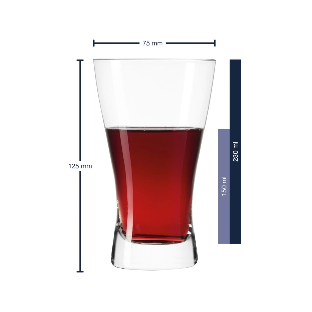 Leonardo Ποτήρι freddo/χυμού 230 ml σειρά Tazio Ποτήρια Νερού / Αναψυκτικού