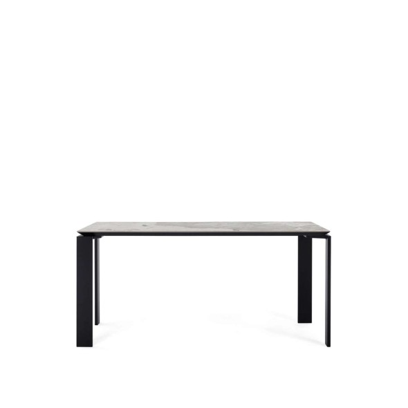 Kartell Τραπέζι 158Χ79 εκ Nature Tundra/Black σειρά Four Ceramic