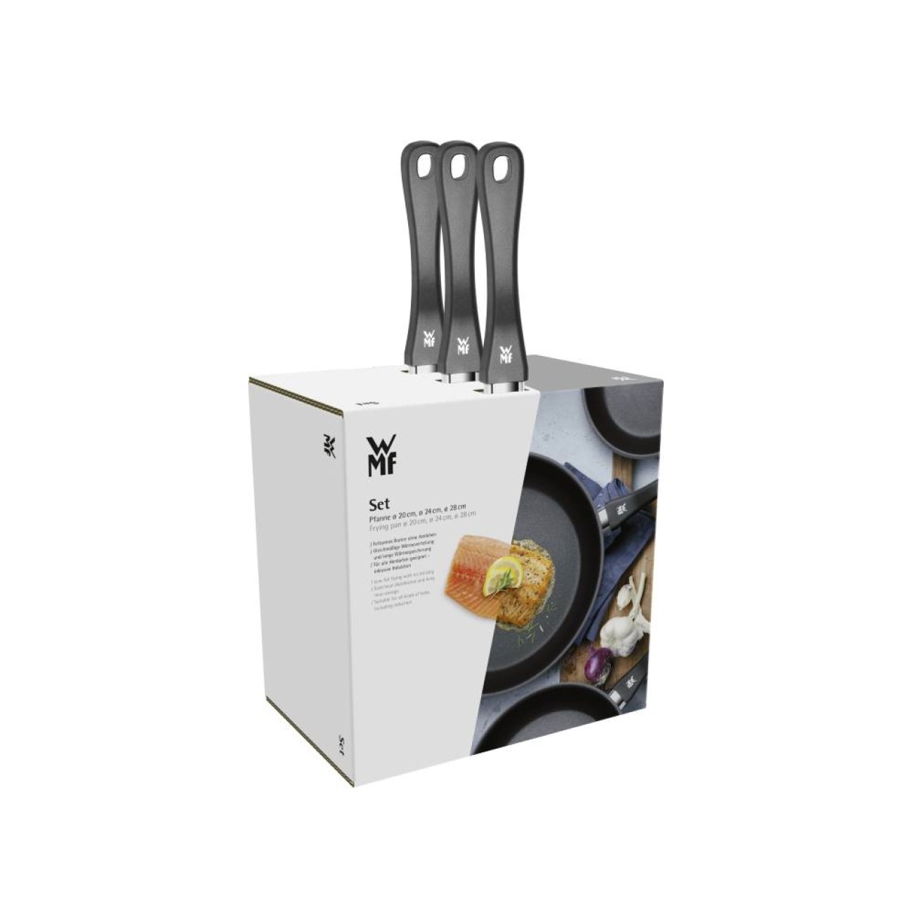 WMF Σετ 3 τεμ. τηγάνια 20/24/28 cm σειρά Devil Τηγάνια/Wok
