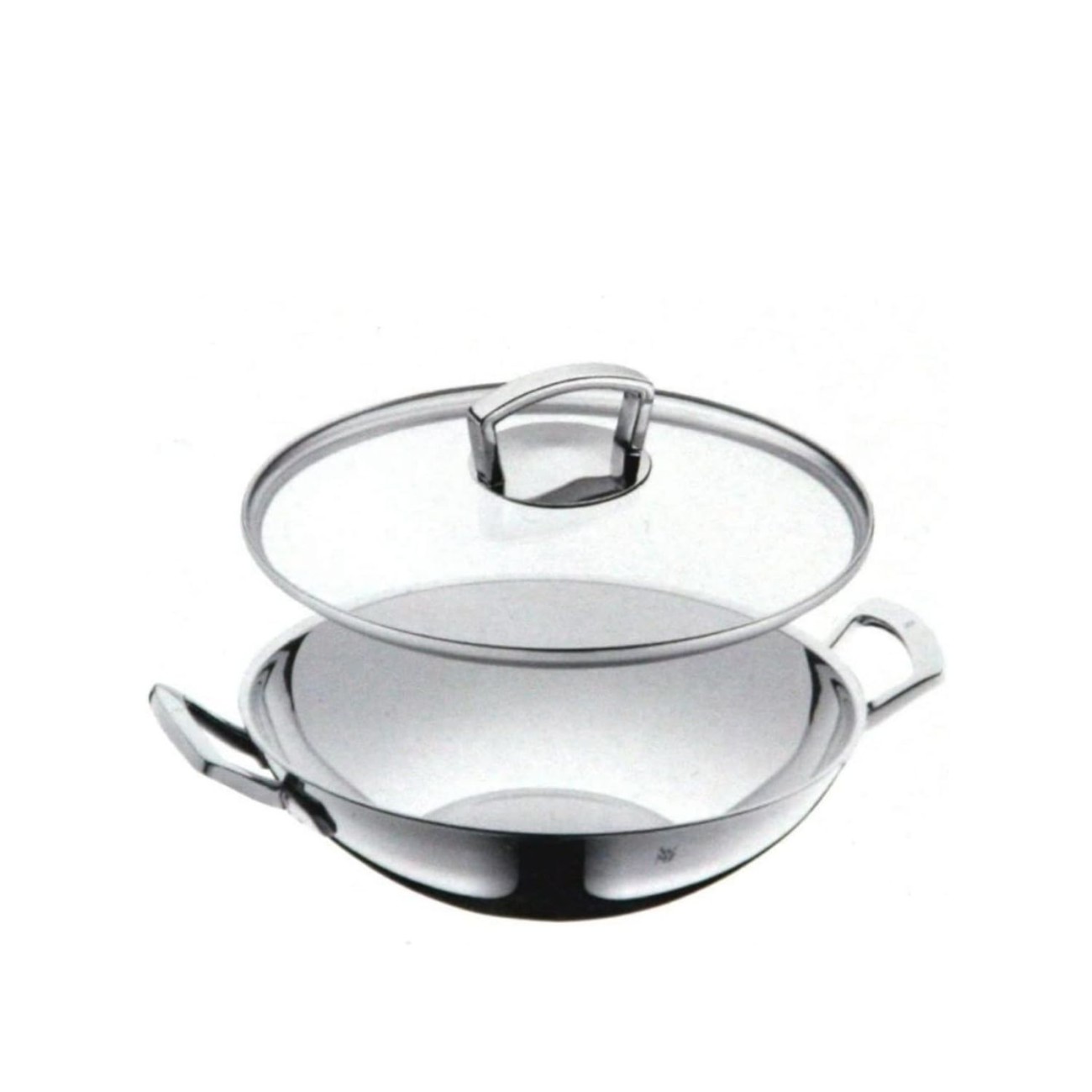 WMF Wok 30εκ. με γυάλινο καπάκι σειρά Kitchen Τηγάνια/Wok