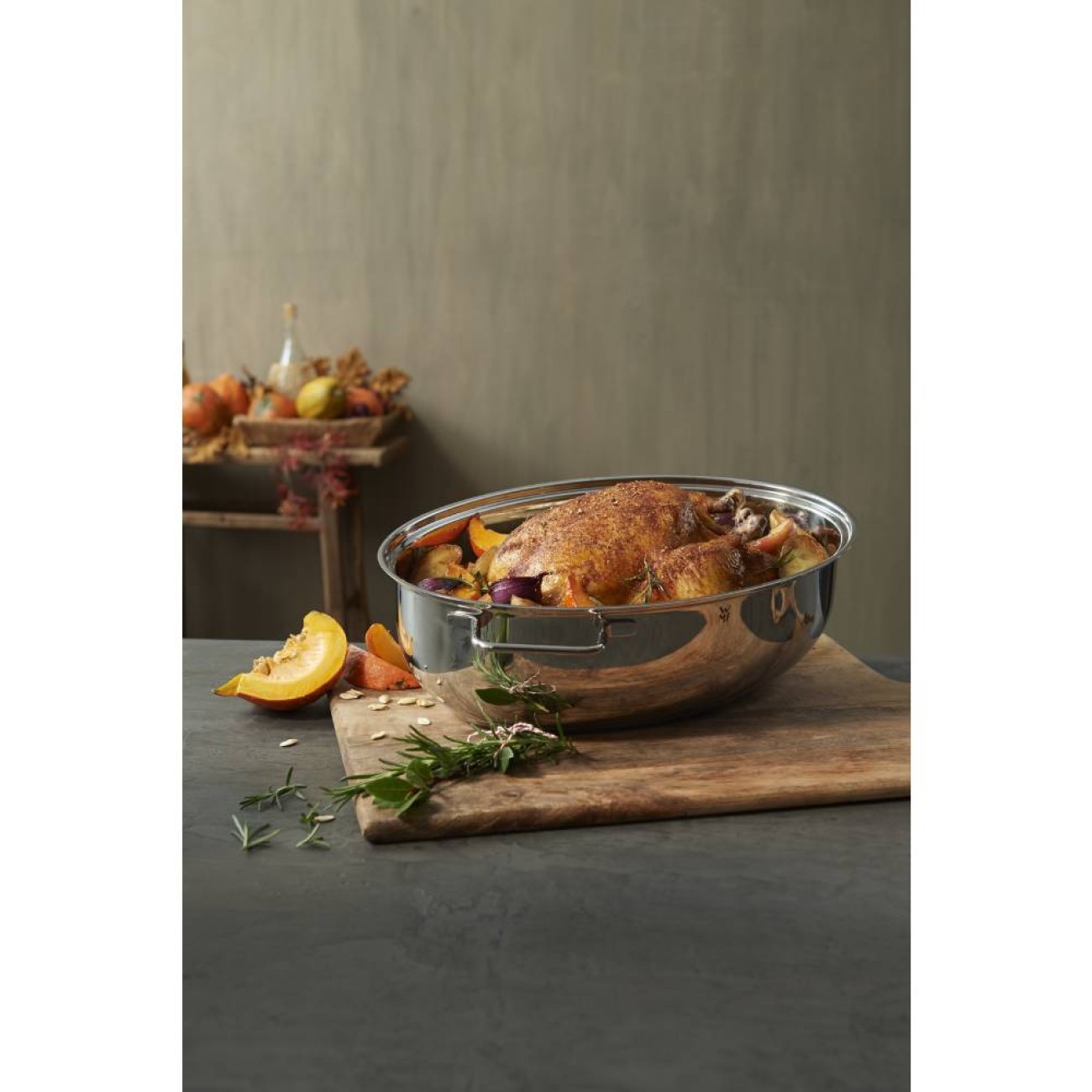 WMF Σκεύος 8,5 λτ./41Χ28,5Χ18 εκ. με μεταλλικό καπάκι Γάστρες