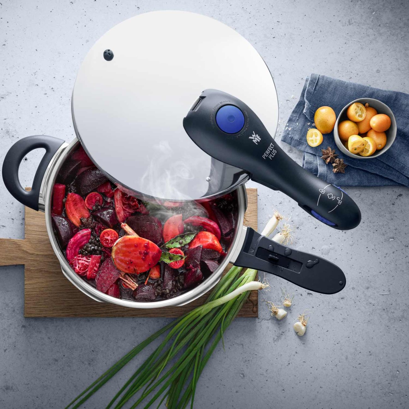 WMF Χύτρα ταχύτητας 6,5 λτ. με καλάθι σειρά Perfect Plus Χύτρες Ταχύτητας