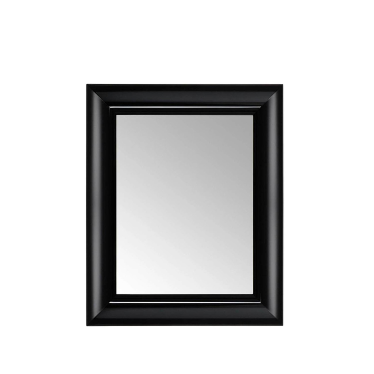 Kartell Καθρέφτης 65Χ79 εκ matt black σειρά Francois Ghost Καθρέφτες Τοίχου