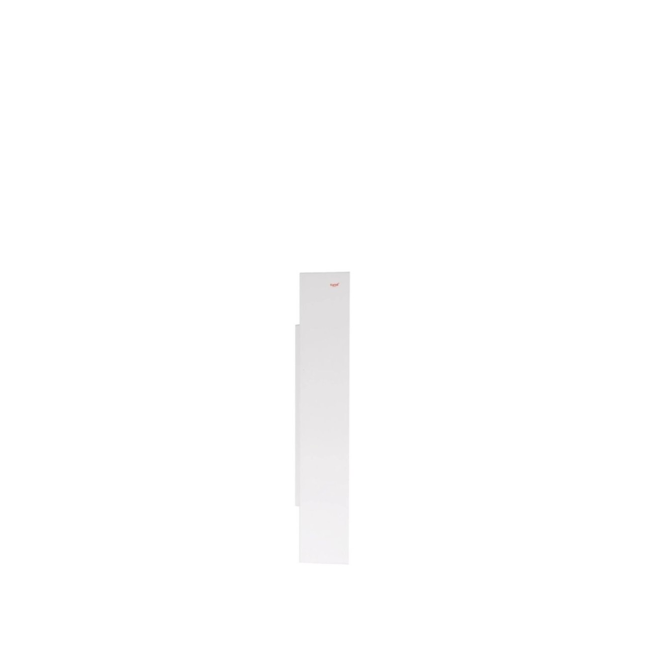 Kartell Καθρέφτης 50Χ50 εκ glossy white σειρά Only Me Καθρέφτες Τοίχου