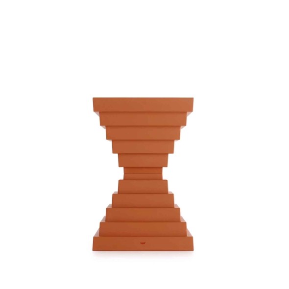 Kartell Σκαμπώ/τραπεζάκι brick red σειρά Ohoh Kartell Σκαμπώ/τραπεζάκι brick red σειρά Ohoh