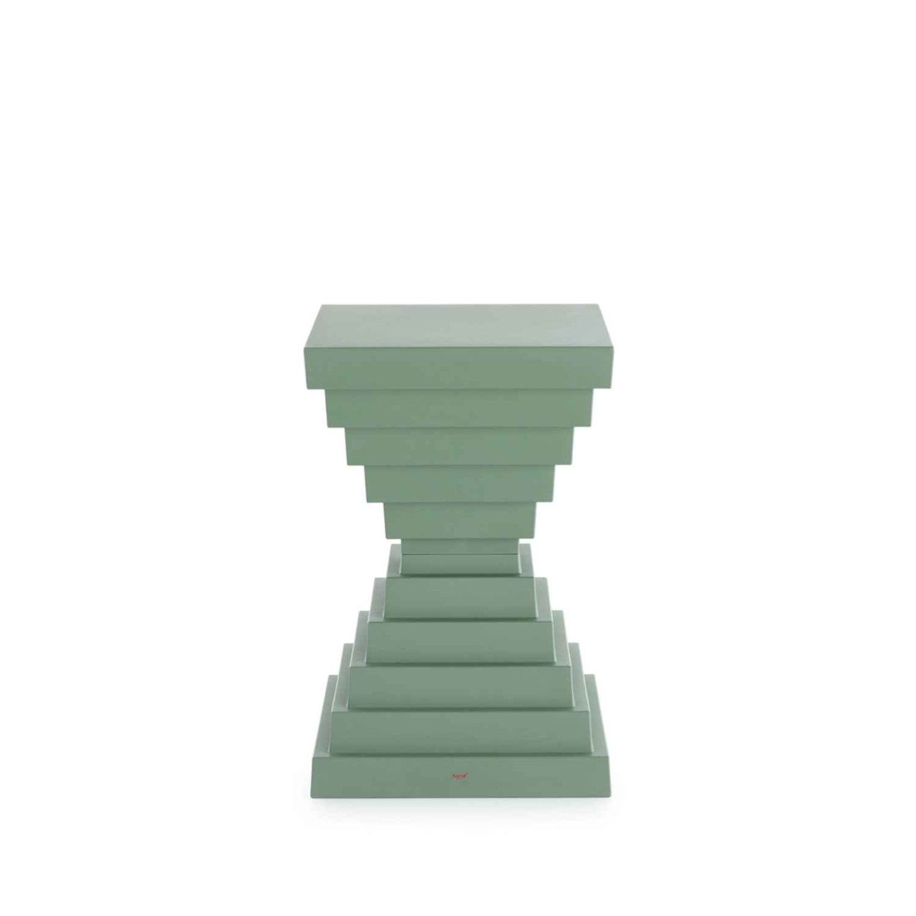 Kartell Σκαμπώ/τραπεζάκι sage green σειρά Ohoh Σκαμπό