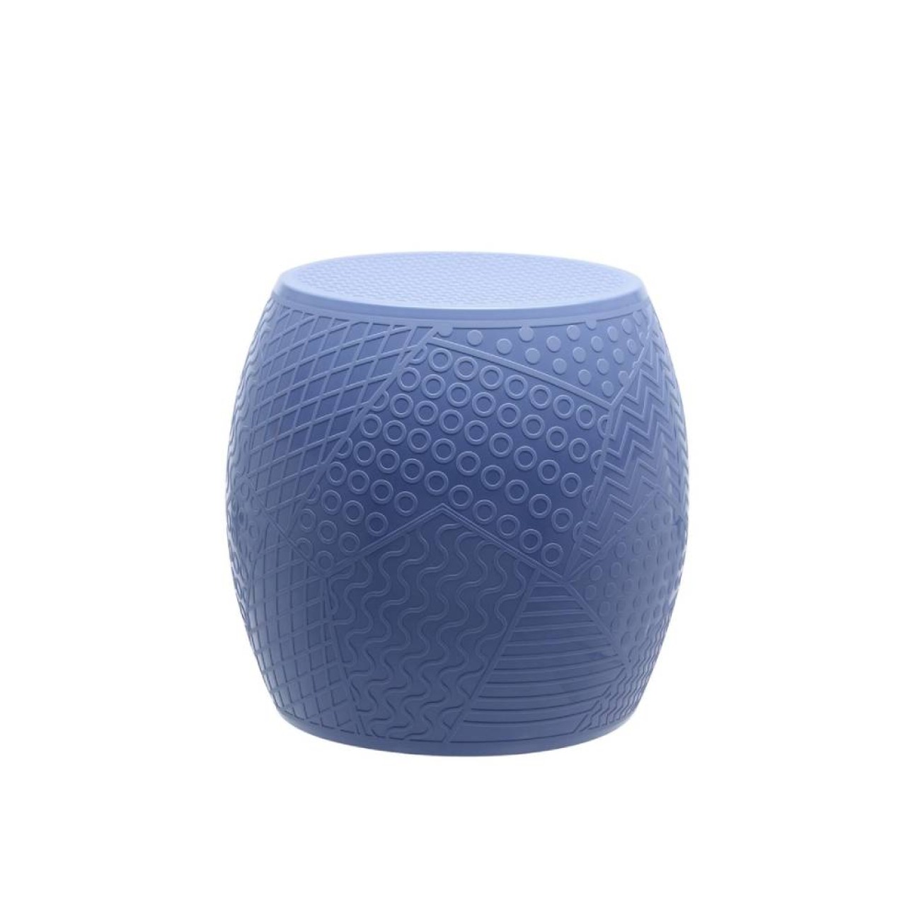 Kartell Σκαμπώ/ τραπεζάκι μπλε σειρά Roy Σκαμπό