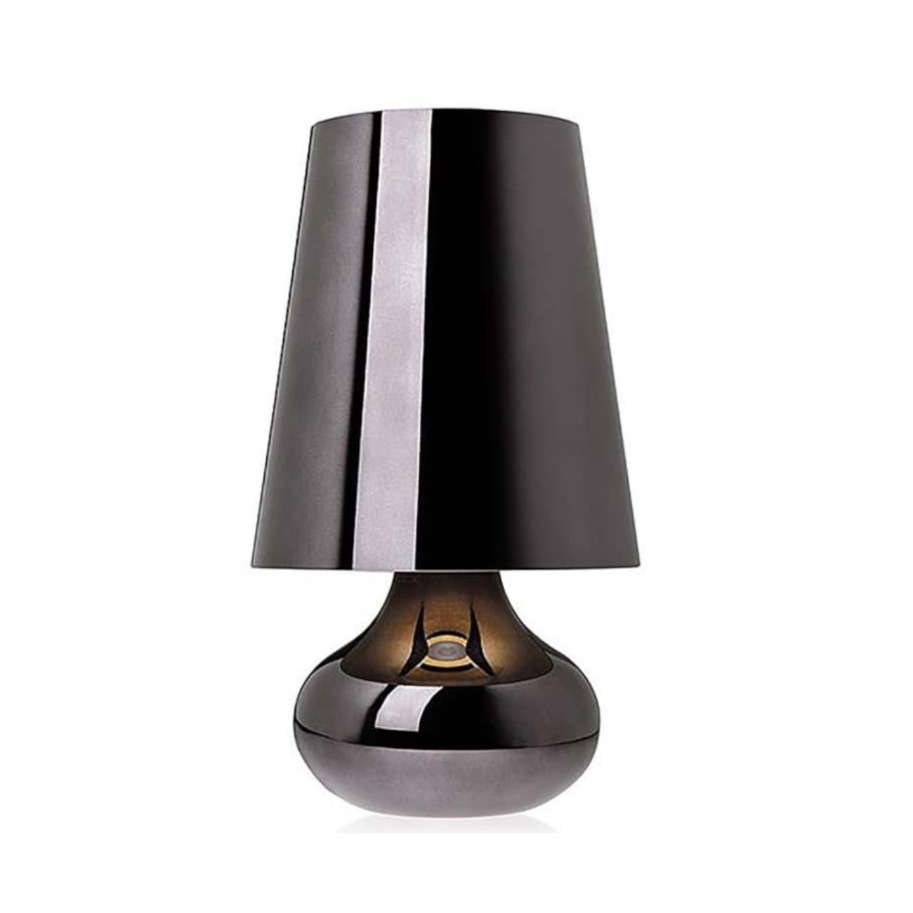 Kartell Λάμπα metal grey 42cm σειρά Cindy Επιτραπέζια